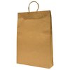 Twist Handle Brown Paper Carry Bag (Large)