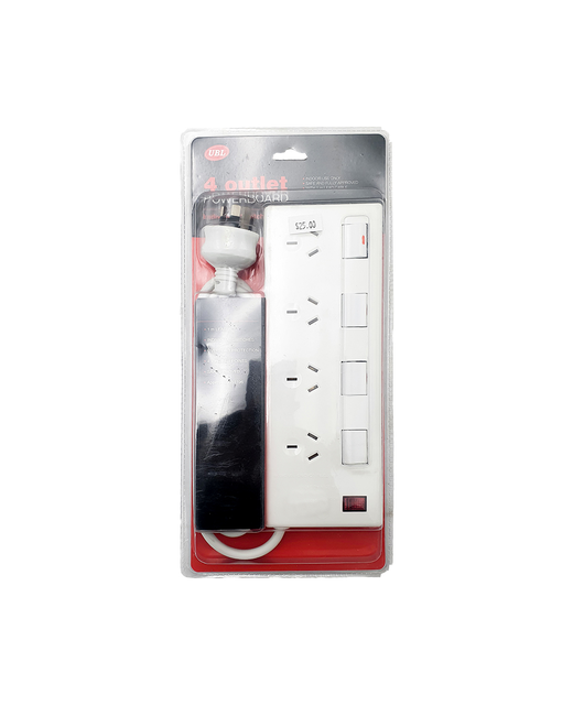 4 Outlet Powerboard With Switches