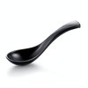 Melamine Chinese Spoon (Black)