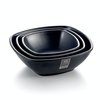 Melamine Square Bowl (Black)