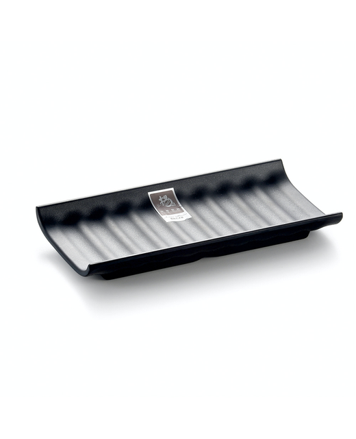 Melamine Rectangle Sushi Platter (Black)