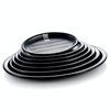 Melamine Oval Plate (Black)