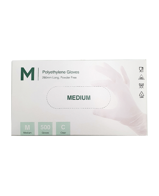 Disposable Polyethylene Gloves (Medium)