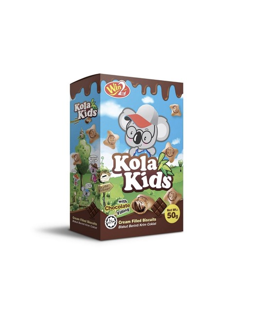 Kola Kids Cream Fill Biscuits Chocolate