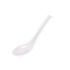 Melamine Soup Spoon With Hook (White)