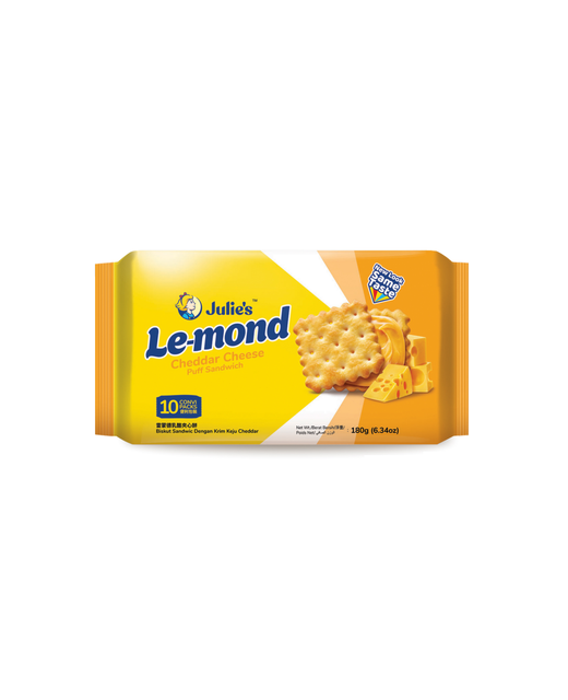 Le-mond Puff Sandwich Cheddar Cheese Biscuit