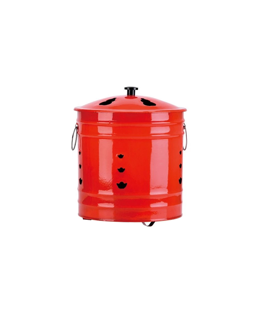 Steel Joss Paper Burning Barrel Incenerator Red (Large)