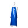 Reusable PVC Apron with Hooks - Blue