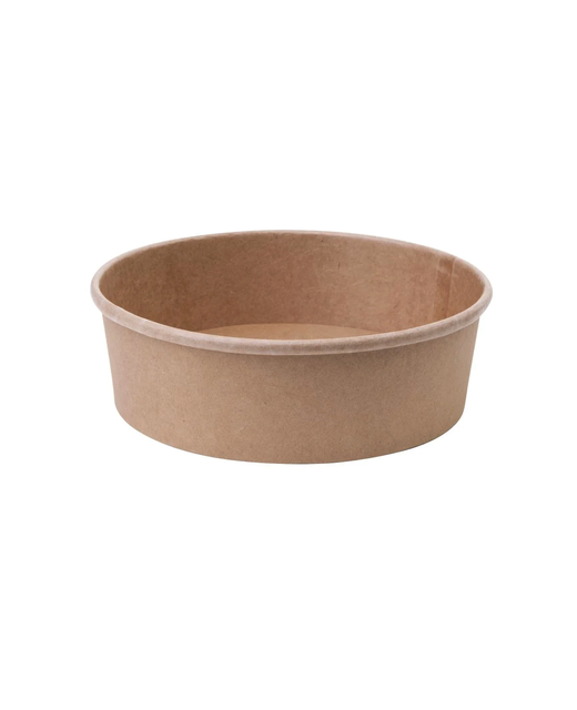 Qiwi Kraft 500ml Round Bowl Wide 150mm Ø
