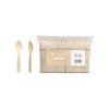 Disposable Wooden Teaspoon - Natural