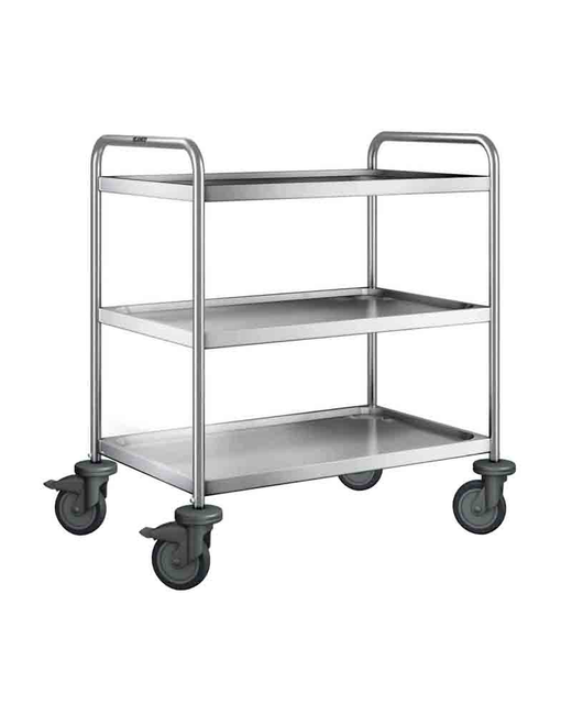 Stainless Steel 3 Level Trolley (Small)