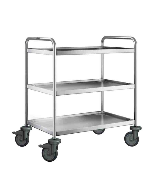 Stainless Steel 3 Level Trolley (Large)