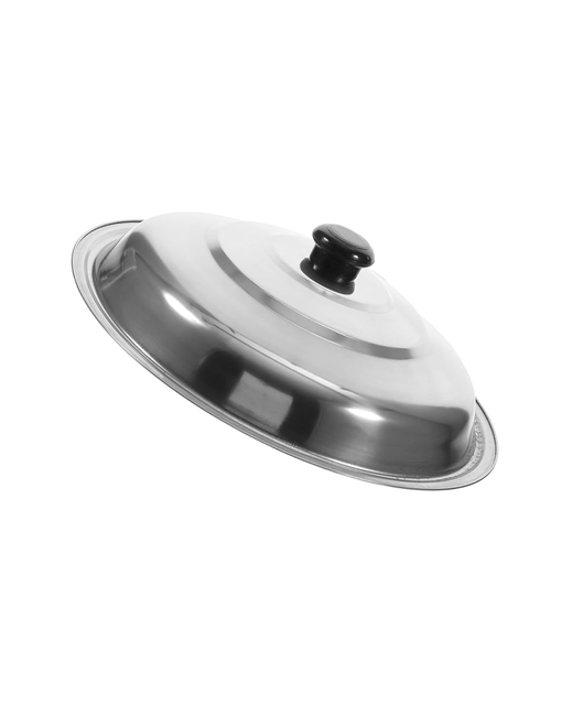Stainless Steel Shallow Wok Cover 32cm