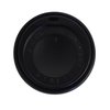 Lid For Coffee Cup 8oz (Black)