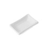 Crockery Rectangular Angle Sauce Dish Small (White)