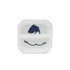 Crockery 2 Compartment Sauce Dish (Blue Carp)