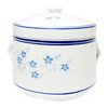 Crockery Tureen Pot With Lid (White)