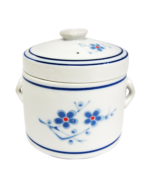 Crockery Tureen Pot With Lid (White)