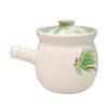 Clay Soup Herb Pot (Flower Pattern)