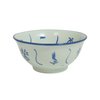 Crockery Flared Bowl (Green Pattern)