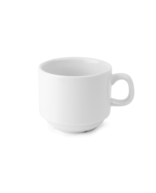 Crockery Short Cup (White)