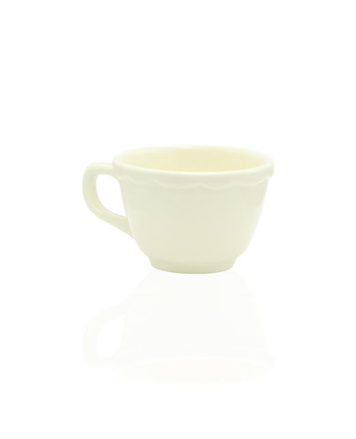 Crockery Ripple Espresso Cup (White)