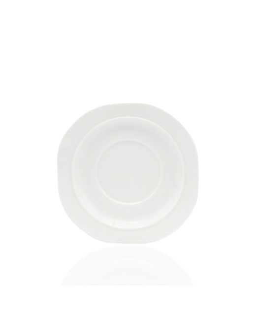 Crockery Square Saucer (White)