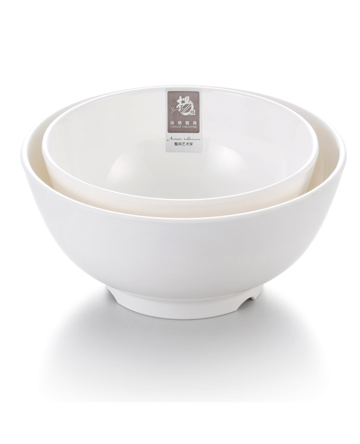 Melamine Tall Bowl (White)