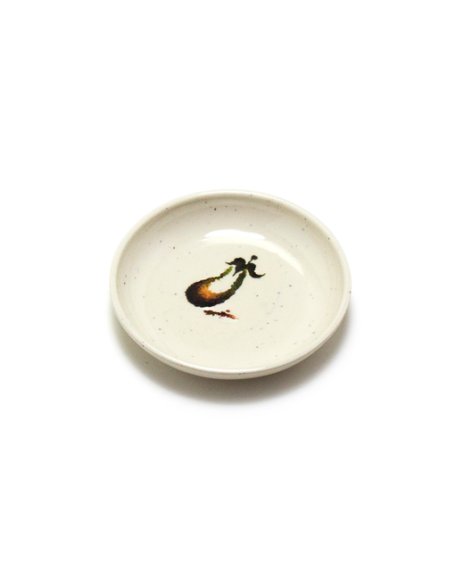 Melamine Sauce Dish (Eggplant)