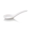 Melamine Chinese Spoon (White)