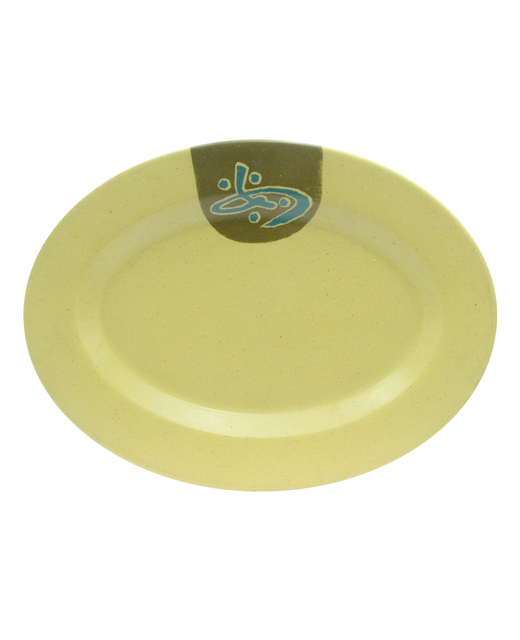 Melamine Oval Plate (Green)