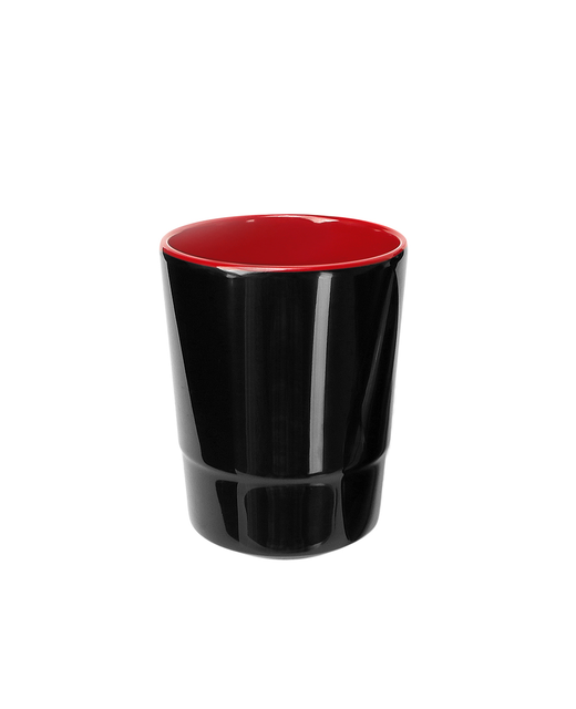 Melamine Tea Cup Tall (Red & Black)