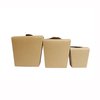 Paperboard Pail No Handle 32oz (Brown)