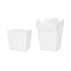 Paperboard Pail No Handle 8oz (White)