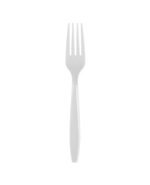 Plastic Fork (White)
