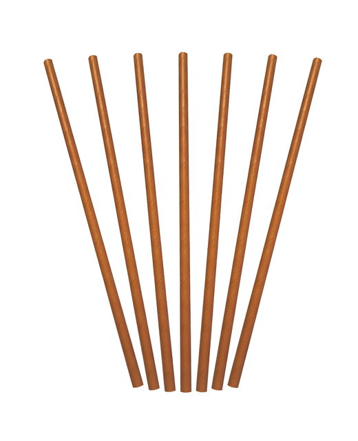 Paper Straws Regular (Brown)