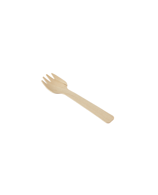 Disposable Wooden Spork 10cm