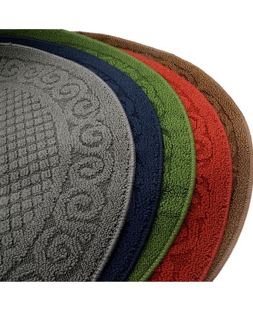 Semicircle Floor Mat (Assorted Colours)