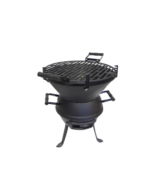 Round Iron Charcoal BBQ Grill