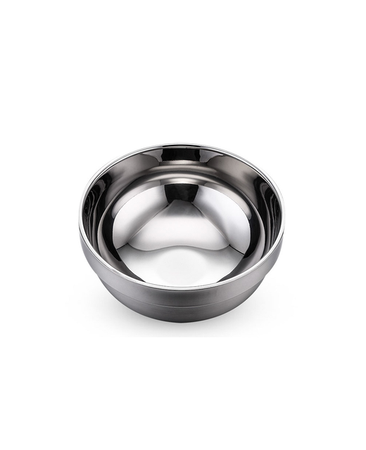 Stainless Steel Wide Rim Stackable Bowl