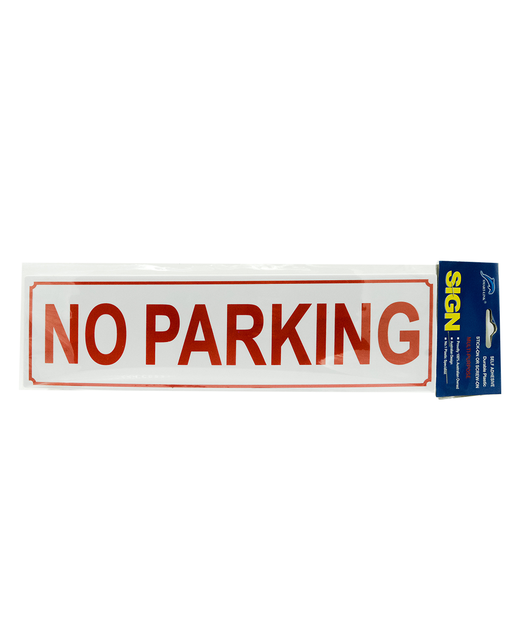 Plastic Sign Large [No Parking]