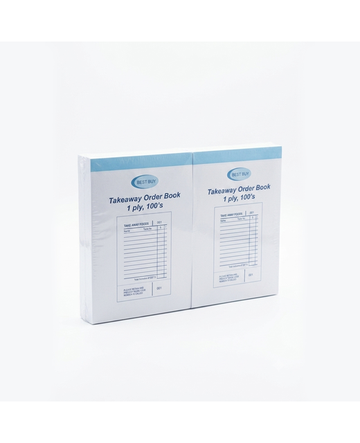 Takeaway Order Book 1 Ply