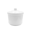 Melamine Tall Bowl With Lid (White)