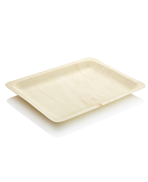 Disposable Wooden Flat Plate (Large)