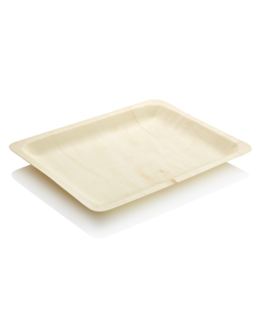 Disposable Wooden Flat Platter (Extra Large)