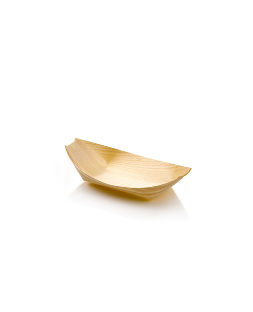 Disposable Wooden Boat Dish (Mini)