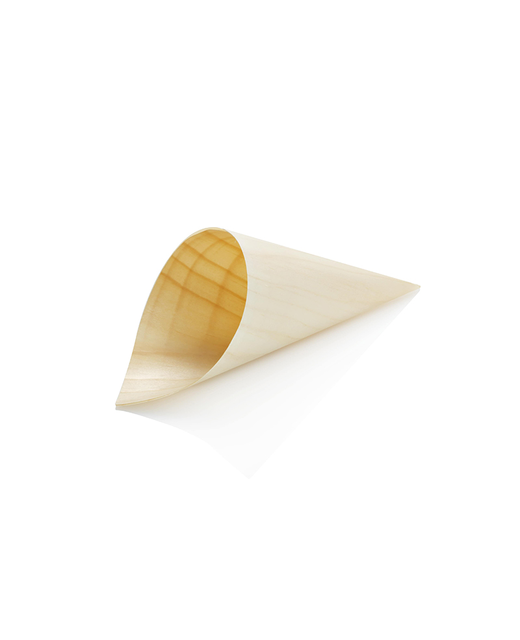 Disposable Wooden Cone (Medium)