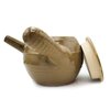 Clay Soup Herb Pot A Grade (Brown)