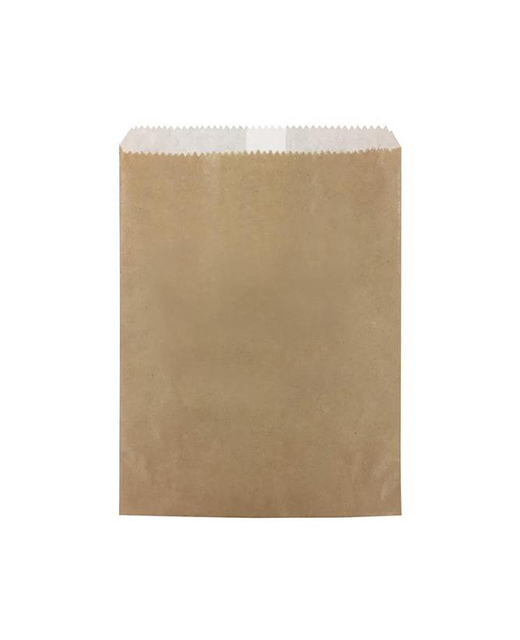 Greaseproof Brown Paper Flat Bag