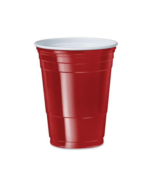 Solo Plastic Cups 16oz (Red)
